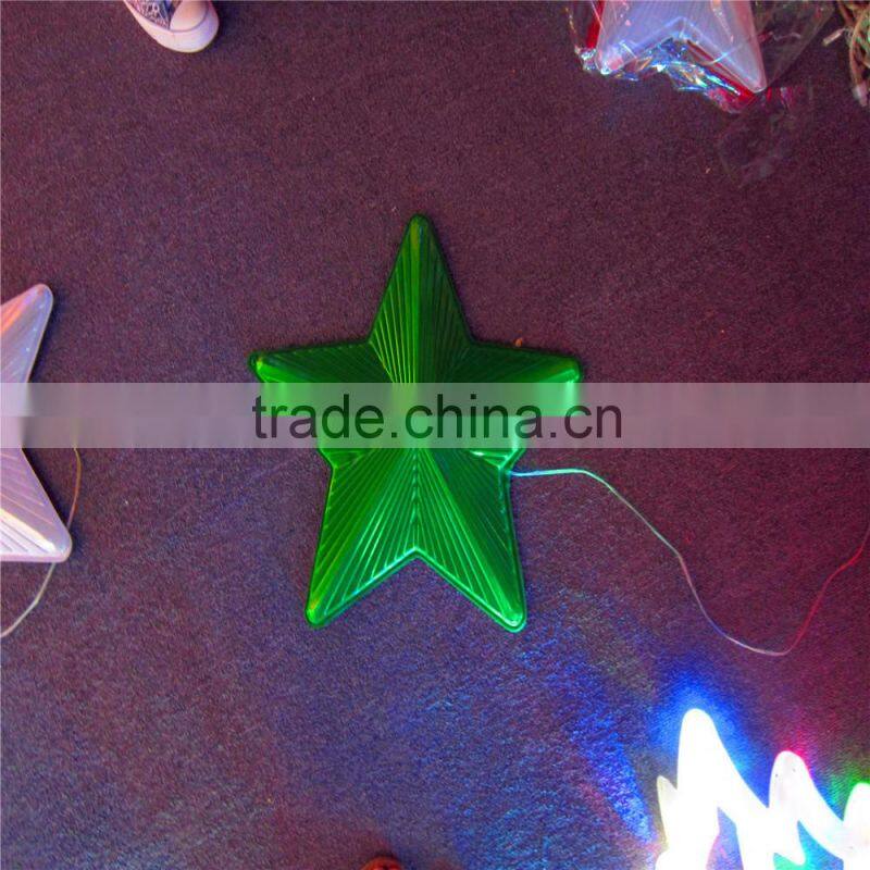 Led laser pentagram for indoor or outdoor