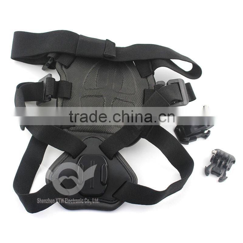 Dog Fetch Harness Chest Strap Belt Mount for GoPro Hero 4/3+/3/2/1lack, Blue, Pink