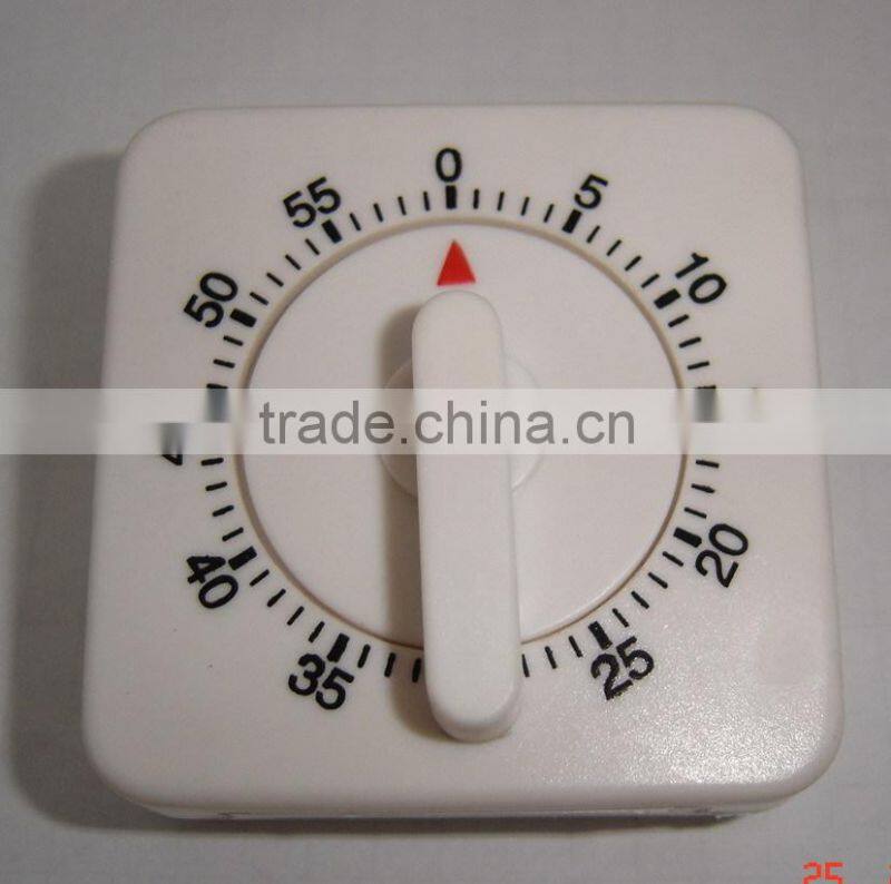 0-60minuts logo printing square shape cooking timer