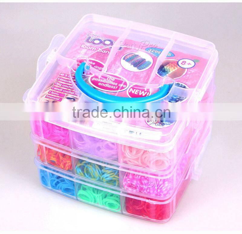 You Like Most Colorful DIY Crazy Elastic Band Weaving Loom Rubber Band