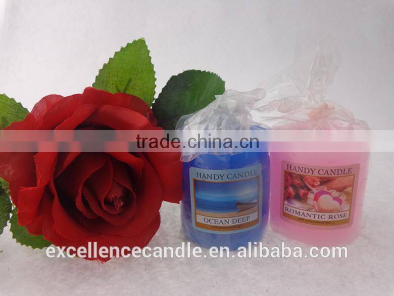 glass jar candle soy wax candle