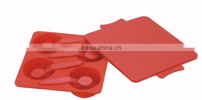 601x424mm Rectangle non-stick Silicone ice candy chocolate molds