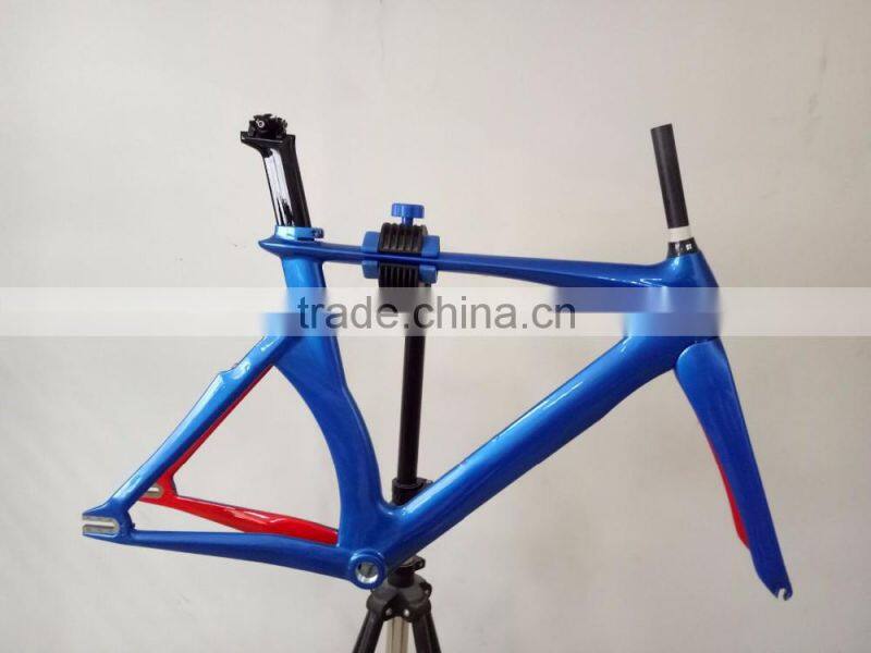 MeyerGlobal Blue British flag carbon fixed gear frame single speed oem carbon fiber track bike frame T700 + T800 Toray