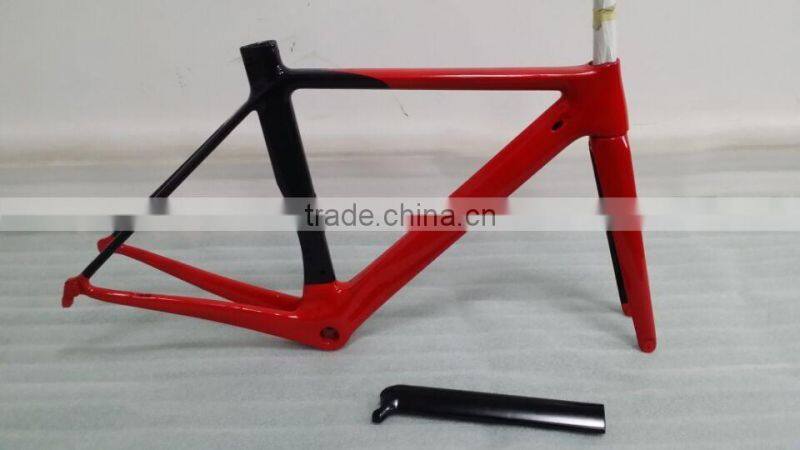 MeyerGlobal New design oem S3-14 carbon road bike parts china cheap bicycle frame bicicletas carbono can use 700C wheelset