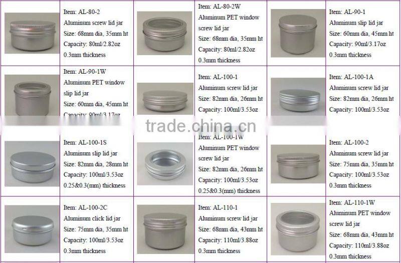 small metal tin containers