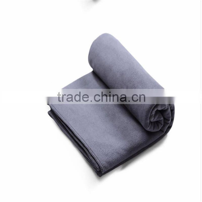 2016 China Supplier quick dry suede towel microfiber yoga