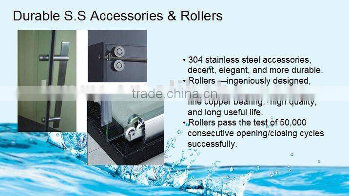 China Outside/inside Pivot Doors&Pivot Hinge Glass Shower Door