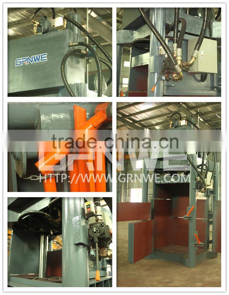 used clothes textile compress baling machine
