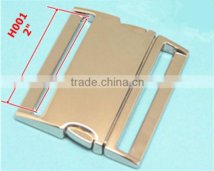 High quality metal breakaway buckle,double side release buckle,Curved metal Buckle for Pet Collar