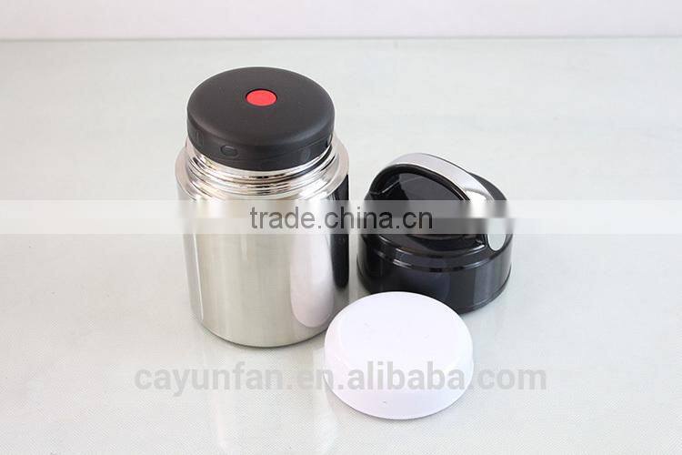 2015 Stanless steel 304 food container /stainless steel thermo soup pot /soup containr