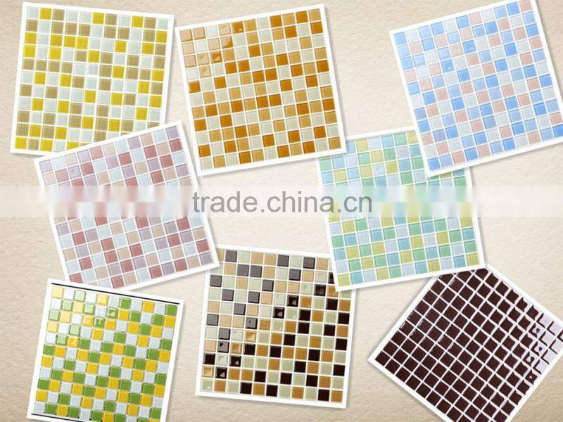 factory bule crystal glass mosaic tile