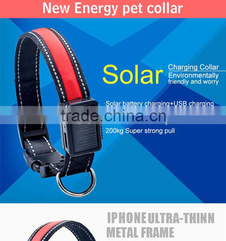 2016 A-bomb LED/solar pet collar
