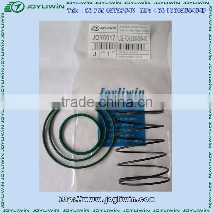 High standard air compressor parts oil stop valve service kit JOY 2906069400 for atlas copco air compressor