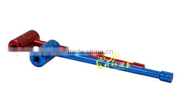 GT02089 The hammer shape mix color al metal smoking pipe