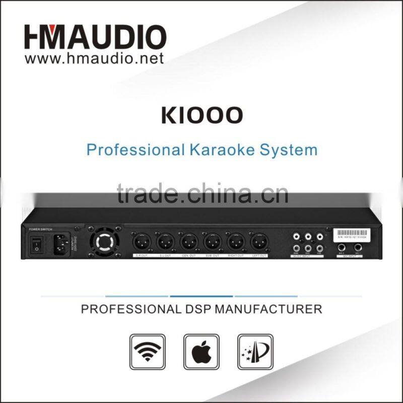 hifi professional 6 channels speaker & audio processor K1000