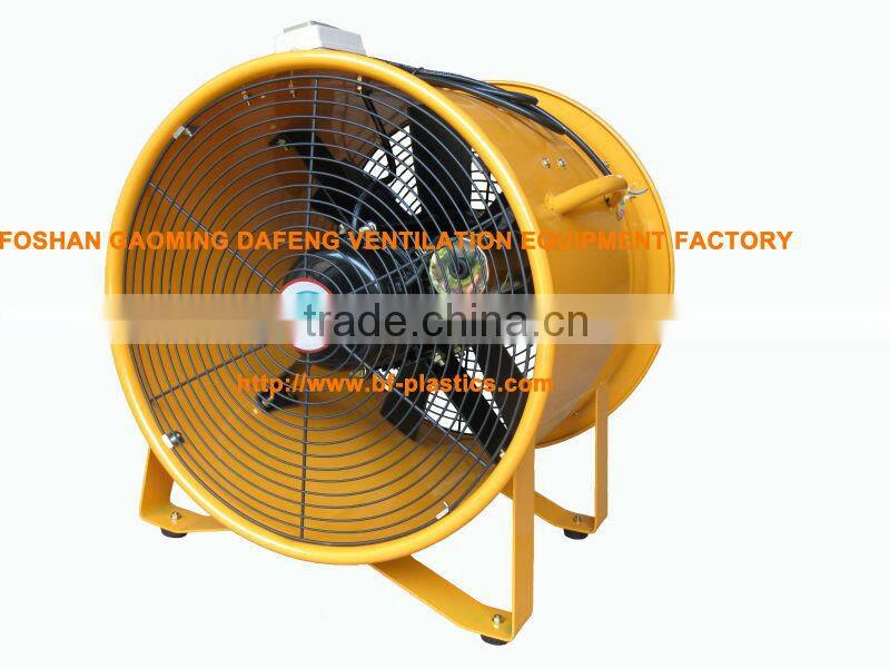16" orange air ducting ventilation blower with side loop