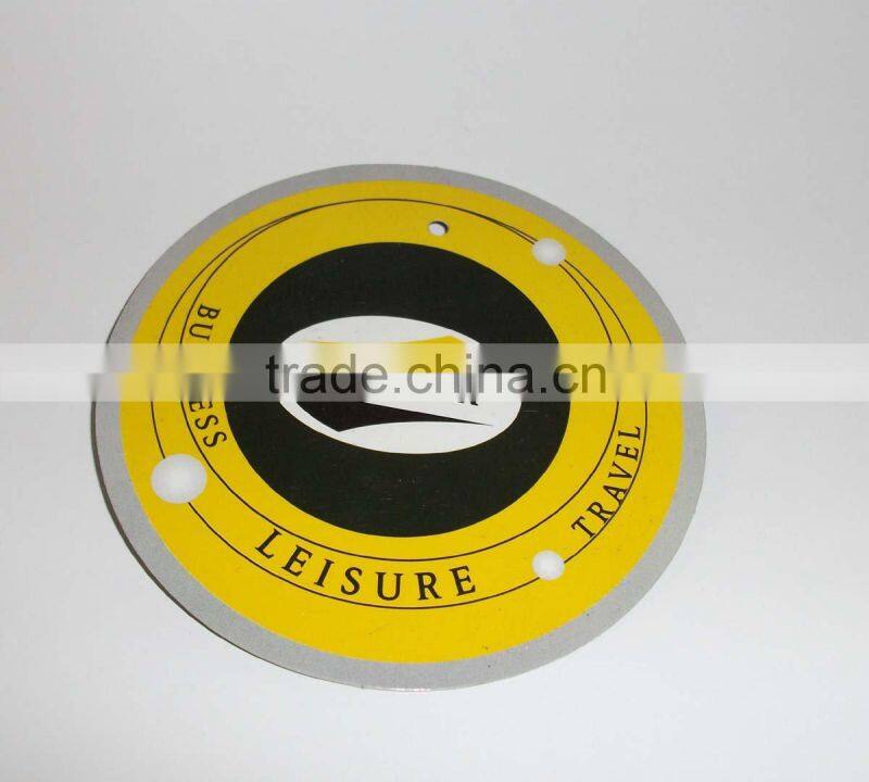 round paper tag printing
