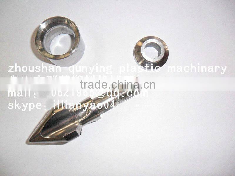 screw barrel tip and ring for plastic machines