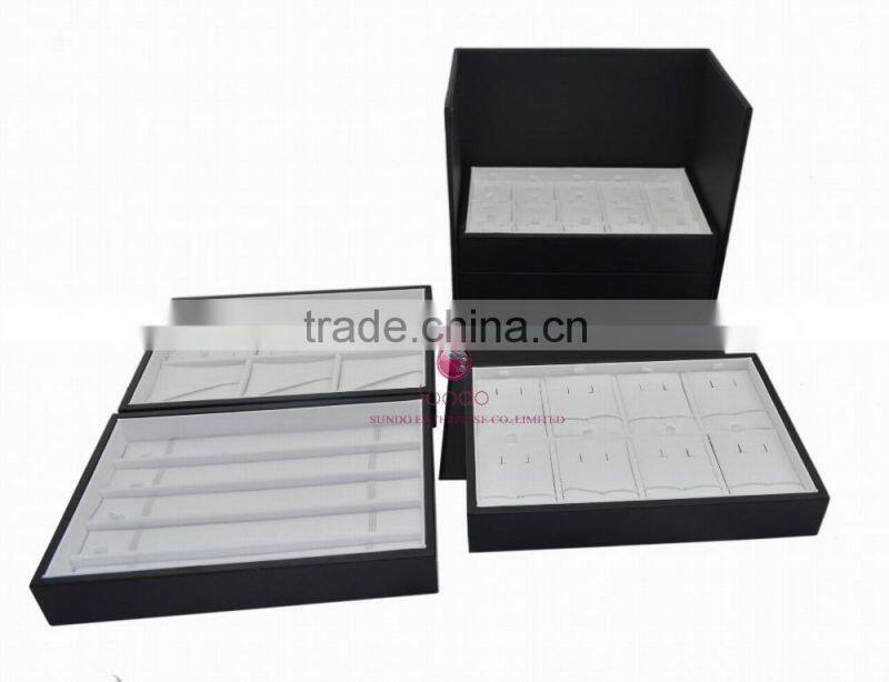 luxury leather jewelry display box