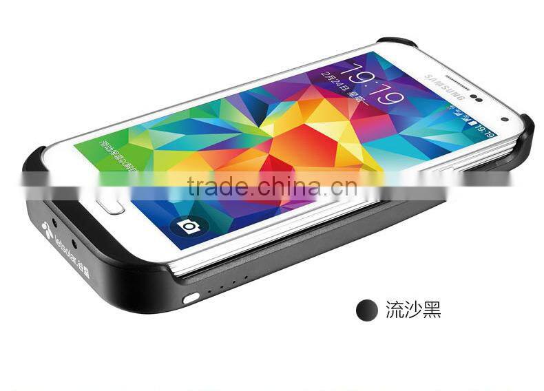 Private model solar battery case for Sam sung S5, portable wireless power bank, high quality wireless charger with custom logo