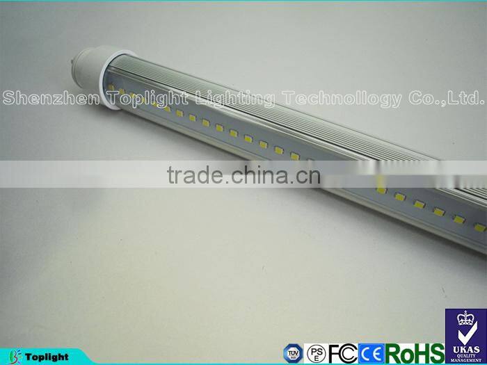 100lm/w PF>0.9 Ra80 6500k 360 degree R17D 24" 36" 48" 72" 84" 96" Double sided LED tube