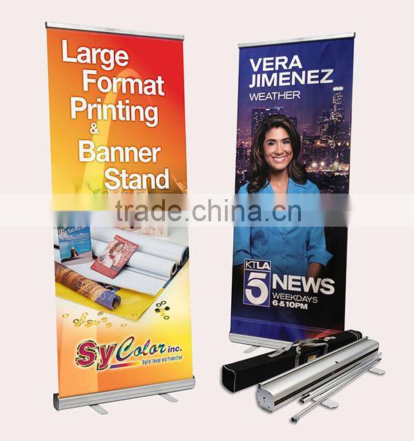 2015 newest Roll up display stand wall display
