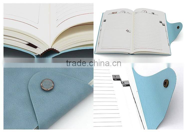 2016 A5 pu leather planner notebook