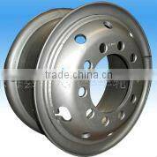 7.5-20 trailer wheel, tube steel wheel, wheel with10.00-20 tyre for heavy truck