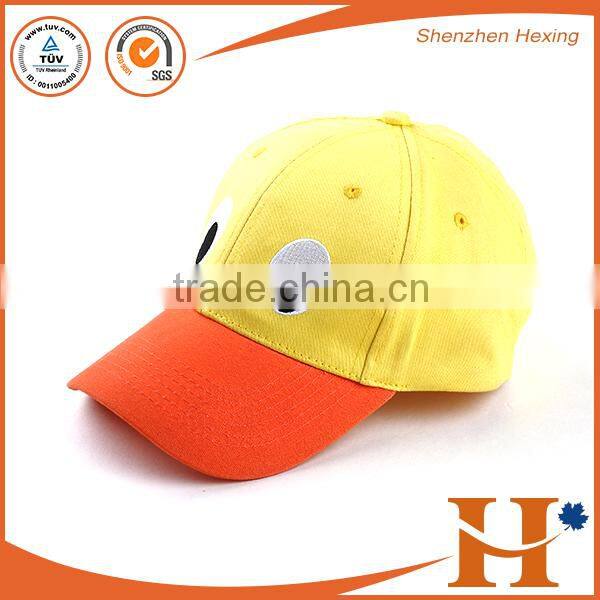 100% cotton custom kids baseball cap and hat