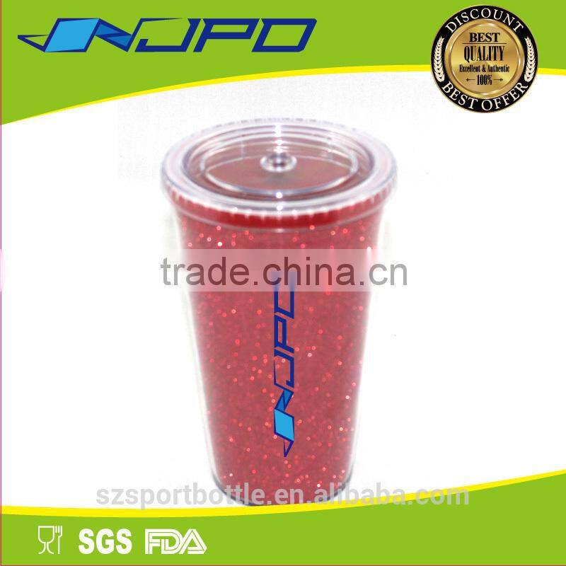 Wholesale plastic sports ice water bottle keep water cold
