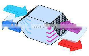 Hydrophilic aluminium foil cross-counter flow air conditioner core