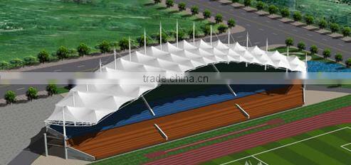 environmental tent membrane structure sports stand with more than 30 years guaranty