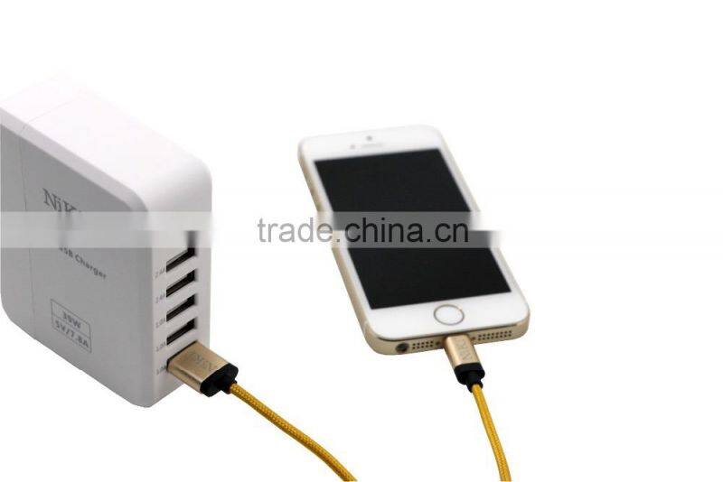 Multi output 6 port usb 2.0 hub for mobile phone with UL certificate