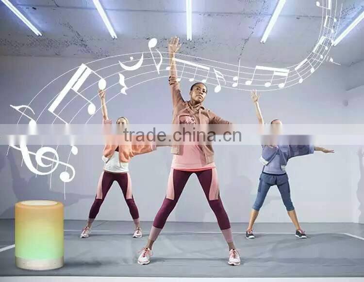 2016 New Style Touch Sensor Portable Wireless Mini LED Bluetooth Speaker for Smartphone PC Tablet Laptop