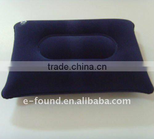 inflatable velvet pillow