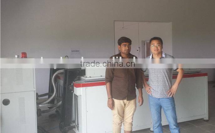 PLC Control Oil Heating Solar Panel Laminating Machine