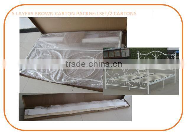 MB-02 Crystal metal 4FT bed frame for sale