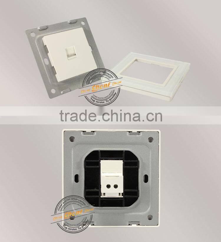 CE Approval Cheaper 5A 250V 1 Gang Wall Telephone Socket