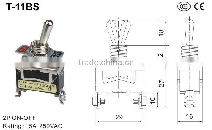 100% original electrical switch T-11BS 120v remote control switch