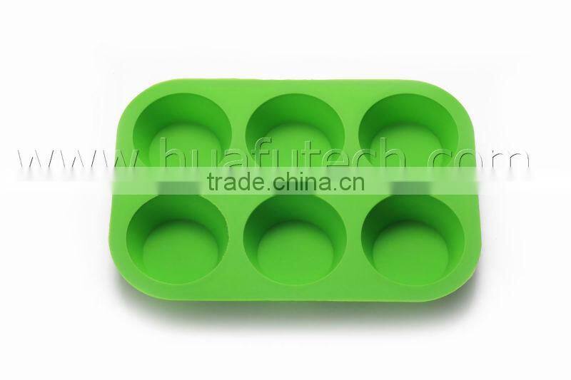 6cups Food Grade Silicone Cake Pan