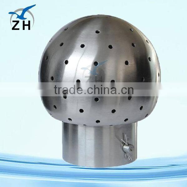 Tank equipment Stainless Steel pipe Rotary Clean Spray Ball 360 Degree