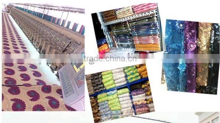 Lemon green Lace Fabric wholesale/ soft swiss voile lace