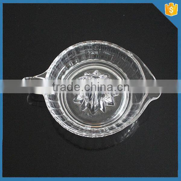 LXHY-J009 no electricity slow juicer hand press juicer Crystal Glass manual fruit citrus lemon juicer