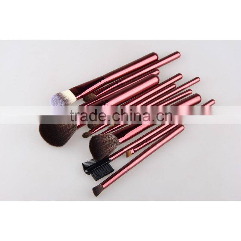 Professional human hair cosmetic makeup brush with private label
