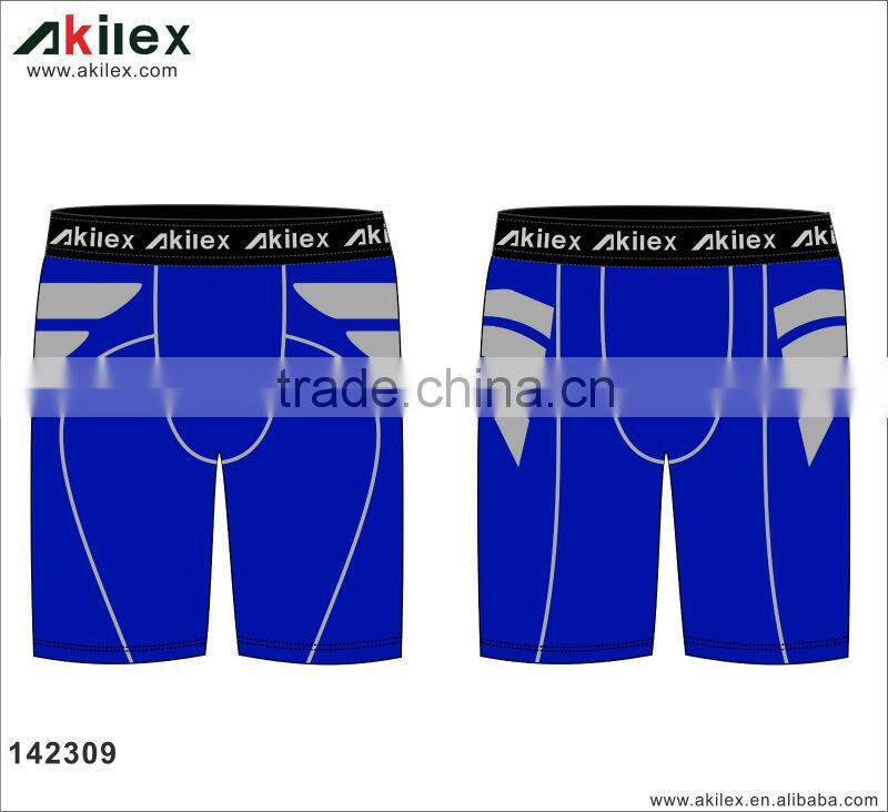 Hot sell cheap mens compression shorts wholesale with OEM service