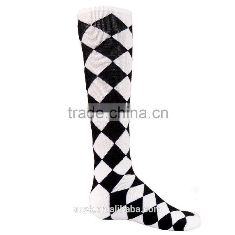 2015 high quality china manufacturer custom professional sport long Horse riding socks with own logo