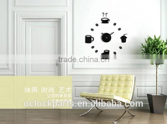 Korea Fun DIY clock fashion creative combination of high-grade acrylic hanging clock happy leisure time