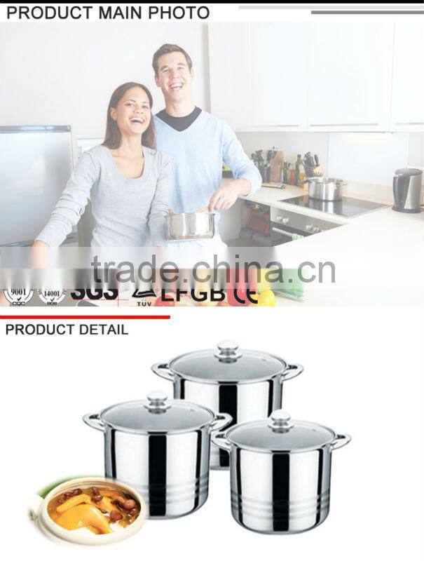 CYCS56A-6B hot sale stainless steel stock pot gas food steamer
