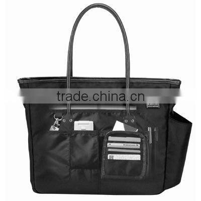 Shopping big eco business polyester shoulder handbags with case card holder gift items women bag