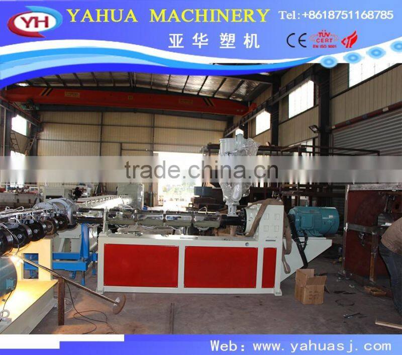 YAHUA Plastic Pipe Production Line PE/PP Double Wall Corrugated Pipe Extrusion